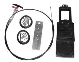 Kit de Cabo Valterra TC172 183 cm com Válvula de 1,5" Preta