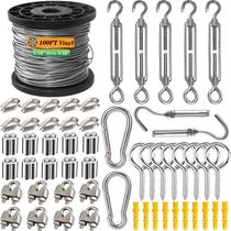 Kit de cabos de aço inoxidável Roxanned 304 0,4 mm 30 m