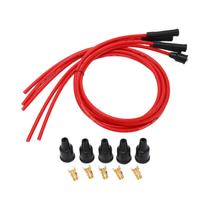 Kit De Cabos De Ignição De Alto Desempenho De 8mm Com 5 Peças Para Carros Clássicos De 4 Cilindros - DOACT