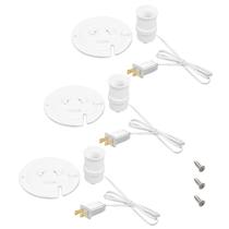 Kit de cabos de luz Norward 3 Set E27 E26 Blow Mold de 1,7 m