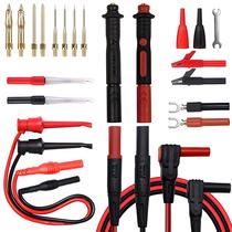 Kit De Cabos De Multímetro Banhados a Ouro Profissional, Conjunto De Cabos De Teste Atualizáveis Com