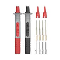 Kit De Cabos De Teste Cleqee Multímetro 1000V 20A Com Sondas De Perfuração De Fios E Plugue Banana