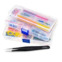 Kit De Cabos Jumper Em Forma De U Sem Solda Com 140, 560 E 840 Peças E Pinças Antiestáticas Para