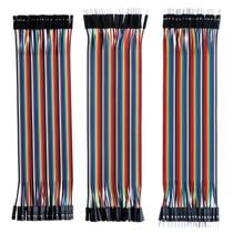 Kit de Cabos Jumper Ribbon ELEGOO (120 Peças) para Projetos Arduino