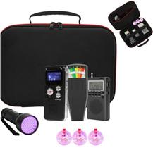 Kit de Caça a Fantasmas Besilo EMF EVP Luz UV 8 Peças