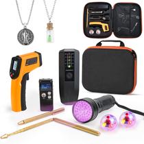 Kit de Caça a Fantasmas exablo 11 Peças Medidor EMF Gravador EVP