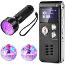 Kit de Caça Fantasma Dunzy com Gravador de Voz e Luz UV