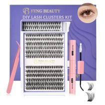 Kit de cachos de cílios FENG BEAUTY 240 unidades Wispy 30D/40D 10-16 mm Kit de cachos de cílios FENG BEAUTY 240 unidades Wispy 30D/40D 10-16 mm
