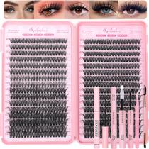 Kit de cachos de cílios OLLAVO 640 unidades de 9-16 mm D Curl Fluffy Wispy Kit de cachos de cílios OLLAVO 640 unidades de 9-16 mm D Curl Fluffy Wispy
