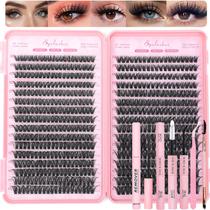 Kit de cachos de cílios OLLAVO 640 unidades de 9-16 mm D Curl Fluffy Wispy Kit de cachos de cílios OLLAVO 640 unidades de 9-16 mm D Curl Fluffy Wispy