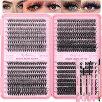 Kit de cachos de cílios OLLAVO, 640 unidades, extensões de 9-16 mm D Curl Kit de cachos de cílios OLLAVO, 640 unidades, extensões de 9-16 mm D Curl