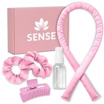 Kit de Cachos Sem Calor Sense Wellness com Rolo de Cetim de 99 cm Kit de Cachos Sem Calor Sense Wellness com Rolo de Cetim de 99 cm