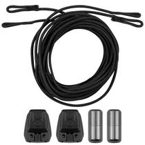 Kit de cadarço Endoto No Tie Round para Salomon Speedcross Black