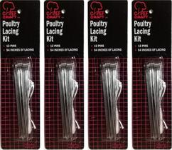 Kit de cadarço para aves Chef Craft, pacote com 4, 12 pinos e 54 polegadas