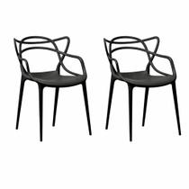 Kit de Cadeiras Allegra Modernas Conforto, Leveza e Durabilidade para Ambientes Residenciais e Comerciais