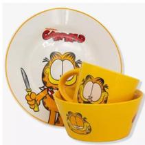 Kit De Café Da Manhã Com 3 Peças Garfield Zona Criativ