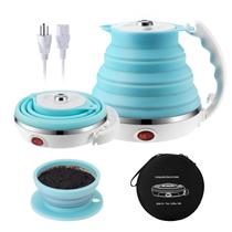 Kit de cafeteira de viagem portátil LOUTYTUO com chaleira elétrica