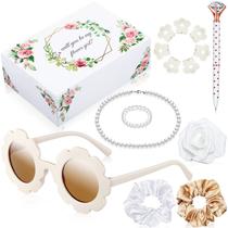 Kit de caixa de propostas Flower Girl Yilloog 16 unidades para casamento Kit de caixa de propostas Flower Girl Yilloog 16 unidades para casamento