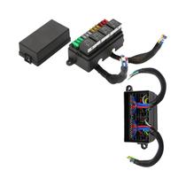 Kit De Caixa De Relé Com Fusíveis Pré-Cabeçados De 4 Pinos 40A, 2, 3, 4, 6 Vias Para Carros,