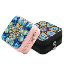 Kit de caixas de joias Diamond Art CharySim 2PC com acessórios Kit de caixas de joias Diamond Art CharySim 2PC com acessórios