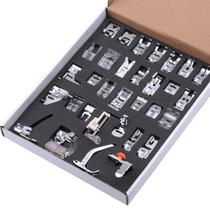 Kit de Calcadores para Máquina de Costura YEQIN 32 Peças para Haste Baixa Kit de Calcadores para Máquina de Costura YEQIN 32 Peças para Haste Baixa