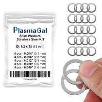 Kit de calço Muzzle PLASMAGAL 1/2 x 28, 223 e 5,56 calibres, 20 unidades