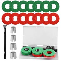 Kit de calços para polo de bateria Quadafy com 14 arruelas Kit de calços para polo de bateria Quadafy com 14 arruelas
