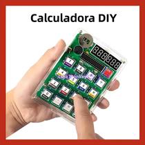 Kit De Cálculo Com Display Digital LED, Conjunto De Prática De Soldagem Com Microcomputador De Chip