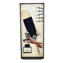 Kit De Caligrafia Artístico Completo Pena Preto