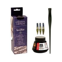 Kit de Caligrafia com Penas e Tintas Sortidas Speedball 3059