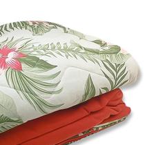Kit de Cama Casal 3 Peças - Lençol Liso e 2 Fronhas com Acabamento Matelado Acolchoado
