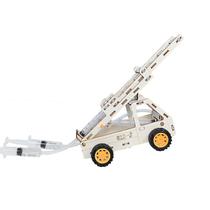 Kit de caminhão de bombeiros hidráulico de madeira Science Experiments Kit de caminhão de bombeiros hidráulico de madeira Science Experiments