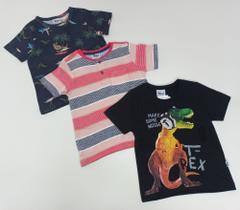 Kit de Camisetas infantil Tamanho 3.
