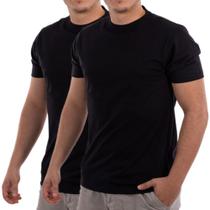 Kit de Camisetas Preto e Branco 100% Algodão Confort