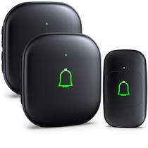 Kit de campainha sem fio LeadGo Doorkit com 2 receptores IP66 115dB
