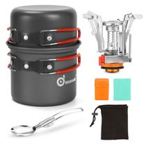 Kit de Camping Odoland - Leve e Compacto com Fogão e Bolsa
