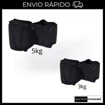 Kit de caneleira par 5kg + 3kg - Academia - Pilates - Exercicios - exercício funcional