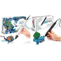 Kit de Caneta 3D MYNT3D Professional Super com Filamento PLA Kit de Caneta 3D MYNT3D Professional Super com Filamento PLA