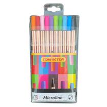 kit de caneta Compactor 0.4 microline com 10 cores kit de caneta Compactor 0.4 microline com 10 cores