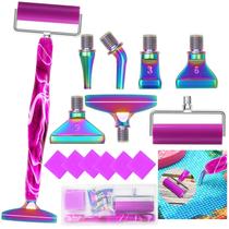 Kit de Caneta para Diamond Art KANSUMY com Pontas de Metal e Rolo Roxo Kit de Caneta para Diamond Art KANSUMY com Pontas de Metal e Rolo Roxo