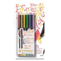 Kit de Canetas Chameleon Fineliners Primary Colors 0,3 mm 6 Cores FL0601UK