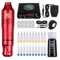 Kit de canetas de tatuagem Dragonhawk Pro Lightweight 20 cartuchos
