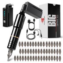 Kit de canetas de tatuagem Solong Rotary Gun com fonte de alimentação sem fio