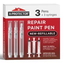 Kit de canetas Touch Up Paint X-Protector 3 canetas recarregáveis com pincéis Kit de canetas Touch Up Paint X-Protector 3 canetas recarregáveis com pincéis