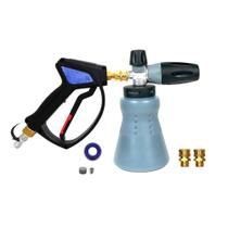 Kit de Canhão de Espuma MTM Hydro PF22.2 com Pistola de Pulverização Ajustável Kit de Canhão de Espuma MTM Hydro PF22.2 com Pistola de Pulverização Ajustável