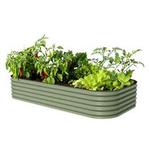 Kit de Canteiro Elevado Vego Garden 43 cm de Altura, Modular, em Metal