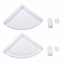 Kit de Cantoneira para Banheiro Cinza - KSP1 - ASTRA Kit de Cantoneira para Banheiro Cinza - KSP1 - ASTRA