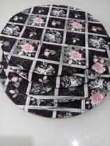 Kit de capa para Souplast 4 lugares.(AMERICANO REDONDO) ESTAMPA FLORAL Kit de capa para Souplast 4 lugares.(AMERICANO REDONDO) ESTAMPA FLORAL