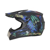 Kit De Capacete De Motocross Para Adultos E Jovens Com Óculos MX E Luvas Protetoras Certificado