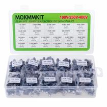 Kit de capacitores MOKMMKIT 22 valores 330 peças 1uF-100uF 100V-400V
